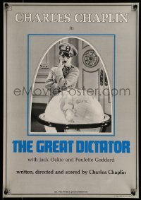 6b563 GREAT DICTATOR 14x20 special R73 best image of Hitler-esque Charlie Chaplin!