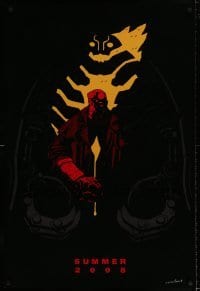 6b139 HELLBOY II: THE GOLDEN ARMY #1692/2008 27x40 art print '07 Ron Perlman, Comic Con giveaway!