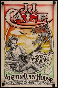 6b400 J. J. CALE 12x18 music poster '78 artwork of the singer-songwriter by Wilkins!