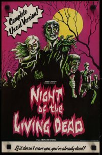 6b628 NIGHT OF THE LIVING DEAD 11x17 special R78 George Romero zombie classic!