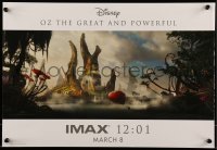 6b965 OZ: THE GREAT & POWERFUL IMAX mini poster '13 Raimi directed Disney adventure, Stromberg art!