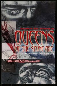 6b205 QUEENS OF THE STONE AGE signed 11x17 art print '05 by artist Anthony Herrera!