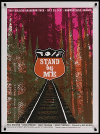6b234 STAND BY ME 24x33 art print R07 railroad tracks art by Thomas Scott, Rolling Roadshow!