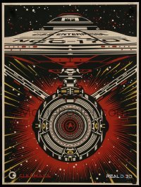 6b661 STAR TREK BEYOND 18x24 special '16 Starship Enterprise by Jeffrey Everett, Cinemark RealD 3D
