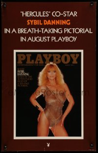 6b669 SYBIL DANNING 12x19 special '83 sexy Hercules co-star in breathtaking Playboy pictorial!