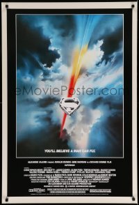 6b918 SUPERMAN 27x40 commercial poster '06 Bob Peak, you'll believe a man can fly!