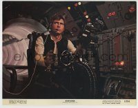 6c887 STAR WARS color 11x14 still '77 best c/u of Harrison Ford as Han Solo in Millennium Falcon!