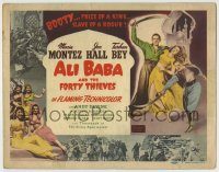 6c039 ALI BABA & THE FORTY THIEVES TC R48 Maria Montez, Jon Hall & Turhan Bey!