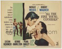 6c042 ALL THE FINE YOUNG CANNIBALS TC '60 Robert Wagner w/ Natalie Wood & getting hit by Kohner!