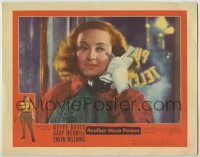 6c447 ANOTHER MAN'S POISON LC #4 '52 super close up of Bette Davis talking on the phone!