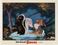 6c459 BAMBI LC R66 Walt Disney cartoon classic, great close up of Thumper & Flower!