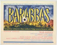 6c053 BARABBAS TC '62 Anthony Quinn as the thief who was spared by Jesus' sacrifice!