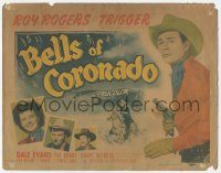 6c061 BELLS OF CORONADO TC '50 Roy Rogers & Dale Evans have bad guy held at gunpoint!