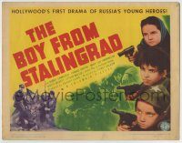 6c081 BOY FROM STALINGRAD TC '43 art of the heroic WWII Russian youths who stopped the Nazis cold!