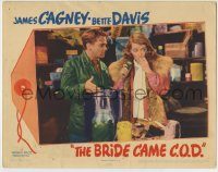 6c490 BRIDE CAME C.O.D. LC '41 great image of James Cagney staring at Bette Davis eating pickles!