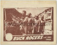 6c493 BUCK ROGERS LC R40s c/u of Buster Crabbe helped by cool Asian guys, sci-fi serial!