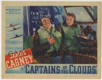 6c502 CAPTAINS OF THE CLOUDS LC '42 James Cagney takes controls as his co-pilot is shot in flight!