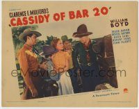 6c504 CASSIDY OF BAR 20 LC '38 cowboy William Boyd as Hopalong Cassidy wants to help out!