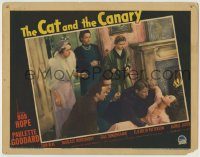 6c505 CAT & THE CANARY LC '39 Bob Hope & five others with sexy fallen Paulette Goddard!