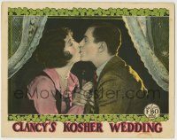6c514 CLANCY'S KOSHER WEDDING LC '27 c/u of Irish Rex Lease kissing Jewish Sharon Lynn, rare!