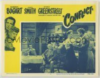 6c524 CONFLICT LC #5 R56 Humphrey Bogart & Greenstreet at table watch Alexis Smith & man dance!