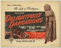 6c130 DELIGHTFULLY DANGEROUS TC R50 sexy Constance Moore is a slick chick lady of burlesque!