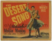 6c132 DESERT SONG TC '44 Oscar Hammerstein II musical, Dennis Morgan, Irene Manning!