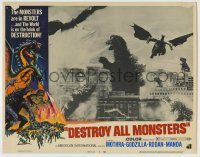 6c549 DESTROY ALL MONSTERS LC #4 '69 Godzilla, Ghidorah, Anguirus & Rodan in huge brawl!