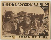 6c554 DICK TRACY VS. CRIME INC. chapter 12 LC '41 detective Ralph Byrd by car crash, Trial By Fire!