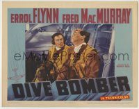 6c557 DIVE BOMBER LC '41 Michael Curtiz directed, aviators Errol Flynn & Fred MacMurray in plane!