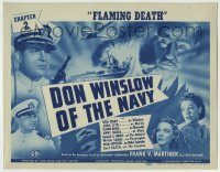 6c139 DON WINSLOW OF THE NAVY chapter 2 TC '41 Universal serial, Don Terry, Flaming Death!