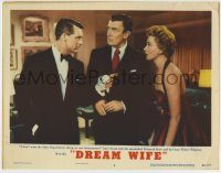 6c560 DREAM WIFE LC #2 '53 Cary Grant tells Deborah Kerr & Pidgeon what he wants on his honeymoon!