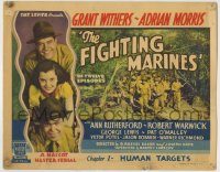 6c170 FIGHTING MARINES chapter 1 TC '35 Ann Rutherford, Robert Warwick, George Lewis, serial, rare!