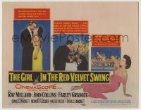 6c191 GIRL IN THE RED VELVET SWING TC '55 Joan Collins as Evelyn Nesbitt Thaw, Granger, Milland!