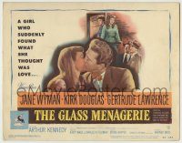 6c192 GLASS MENAGERIE TC '50 Jane Wyman thinks she loves Kirk Douglas, Tennessee Williams!