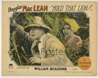 6c634 HOLD THAT LION LC '26 Douglas MacLean wearing pith helmet by Constance Howard in jungle!