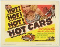 6c225 HOT CARS TC '56 John Bromfield, rollercoaster, sexy bad girl Joi Lansing, a red-hot racket!