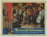 6c649 I WAS A TEENAGE WEREWOLF LC '57 AIP classic, Michael Landon & others watch couple dancing!