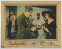 6c651 IMITATION OF LIFE LC '34 Louise Beavers watches Claudette Colbert smiling at Alan Hale!