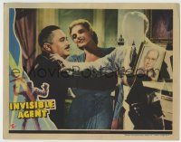 6c659 INVISIBLE AGENT LC '42 loosely based on H.G. Wells, cool special effects image!
