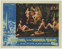 6c674 JOURNEY TO THE SEVENTH PLANET LC #8 '61 great image of five sexy women in swimsuits!