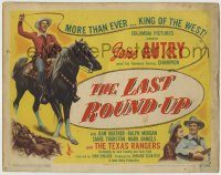 6c264 LAST ROUND-UP TC '47 great images of Gene Autry & his famous horse, Champion!