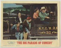 6c734 MGM'S BIG PARADE OF COMEDY LC #4 '64 Marx Bros. on wildest train ride in railroad history!