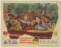 6c746 MR. BLANDINGS BUILDS HIS DREAM HOUSE LC #2 '48 Cary Grant, Myrna Loy & daughters in car!