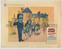 6c748 MUNSTER GO HOME LC #7 '66 best portrait of Fred Gwynne & entire wacky monster family!