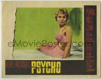 6c814 PSYCHO LC #7 '60 great close up of sexy half-dressed Janet Leigh in bra and slip, Hitchcock