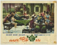 6c829 ROAD TO HONG KONG LC #4 '62 beautiful Asian girls surrounding Bob Hope & Bing Crosby!
