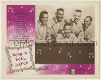 6c830 ROCK 'N' ROLL REVUE LC '55 smiling portrait of the all-black Delta Rhythm Boys!