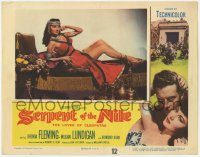 6c845 SERPENT OF THE NILE LC '53 best c/u of sexy Rhonda Fleming as Egyptian Queen Cleopatra!