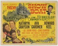 6c369 SHOW BOAT TC '51 Kathryn Grayson, Howard Keel, Joe E. Brown, Kern & Hammerstein musical!